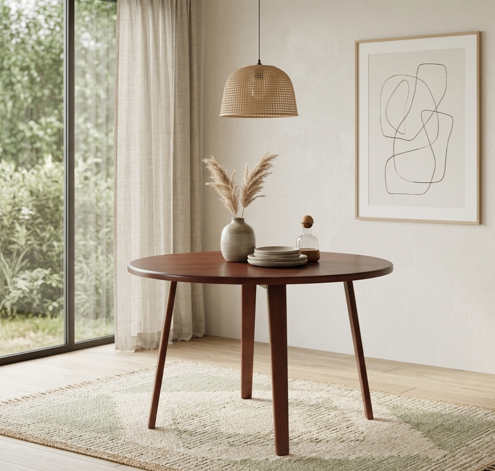 Mesa de comedor Ignacia 6 personas color miel